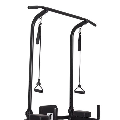 Power Tower with Dip Station and Pull-Up Bar