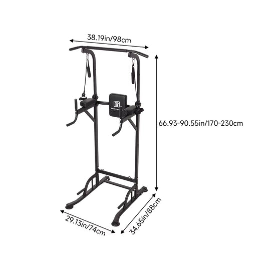 Power Tower with Dip Station and Pull-Up Bar