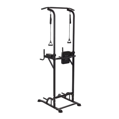 Power Tower with Dip Station and Pull-Up Bar